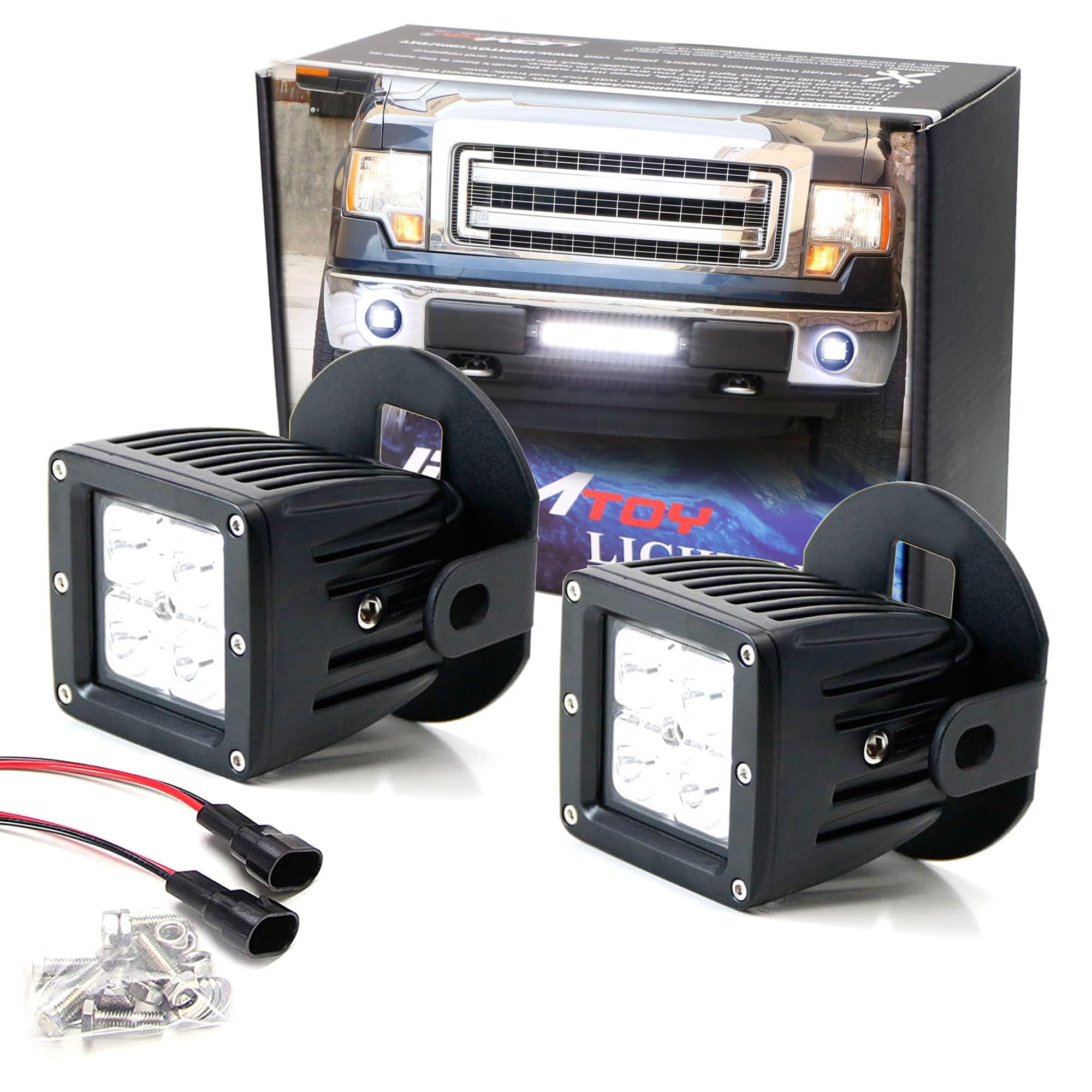 elf bar vape uk 2015+ Ford F150 Dual Pod Fog Light Mount main image 0