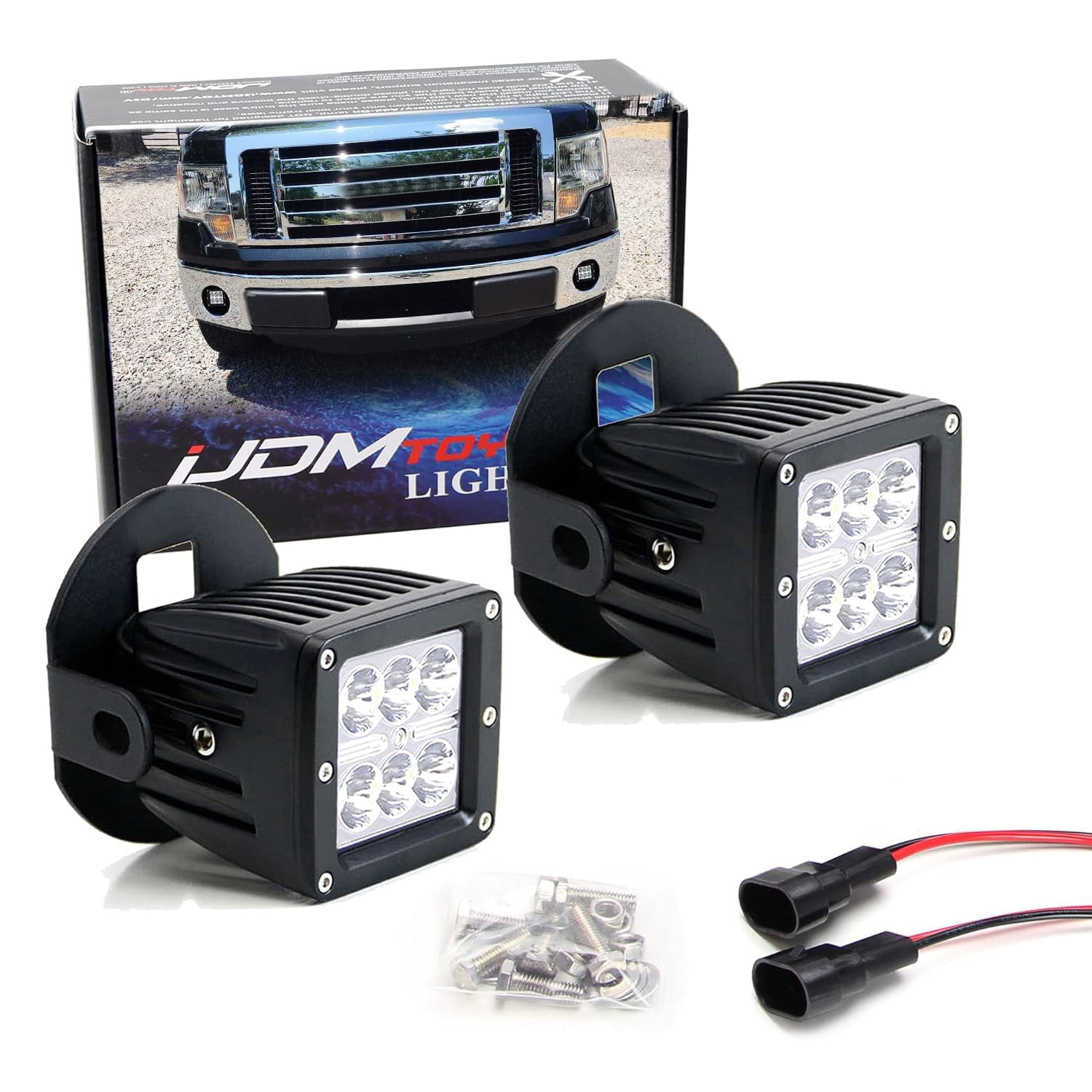 2014 f150 led pod fog lights Light Lamp Kit For 2006-2014 Ford F150, Includes (2) 24W High Power 2x3 CRE LED Cubes, Foglight Location Mounting Brackets & Use|For Concentrates Buy Breeze Pro - Sabor CON NICOTINA:GROSELLA which comes complete with