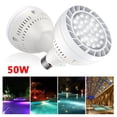 thumbnail image 1 of LED Pool White Light, 120V 50W 6000k E26 Base Daylight White Swimming Pool LED Lights for Most Pentair Hayward Light Fixture, 1 of 14