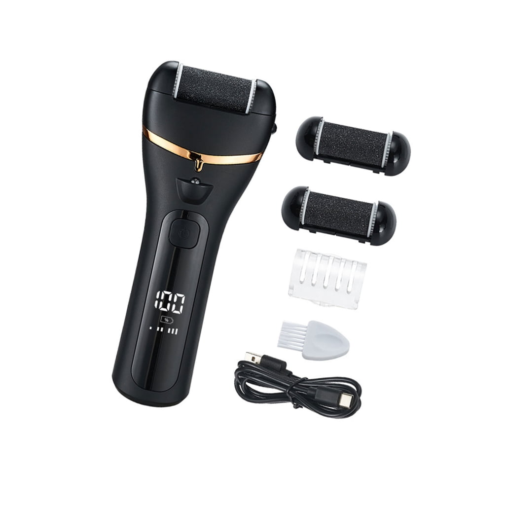LED Power Display Foot Sander Adjustable Speeds Rechargeable Operation