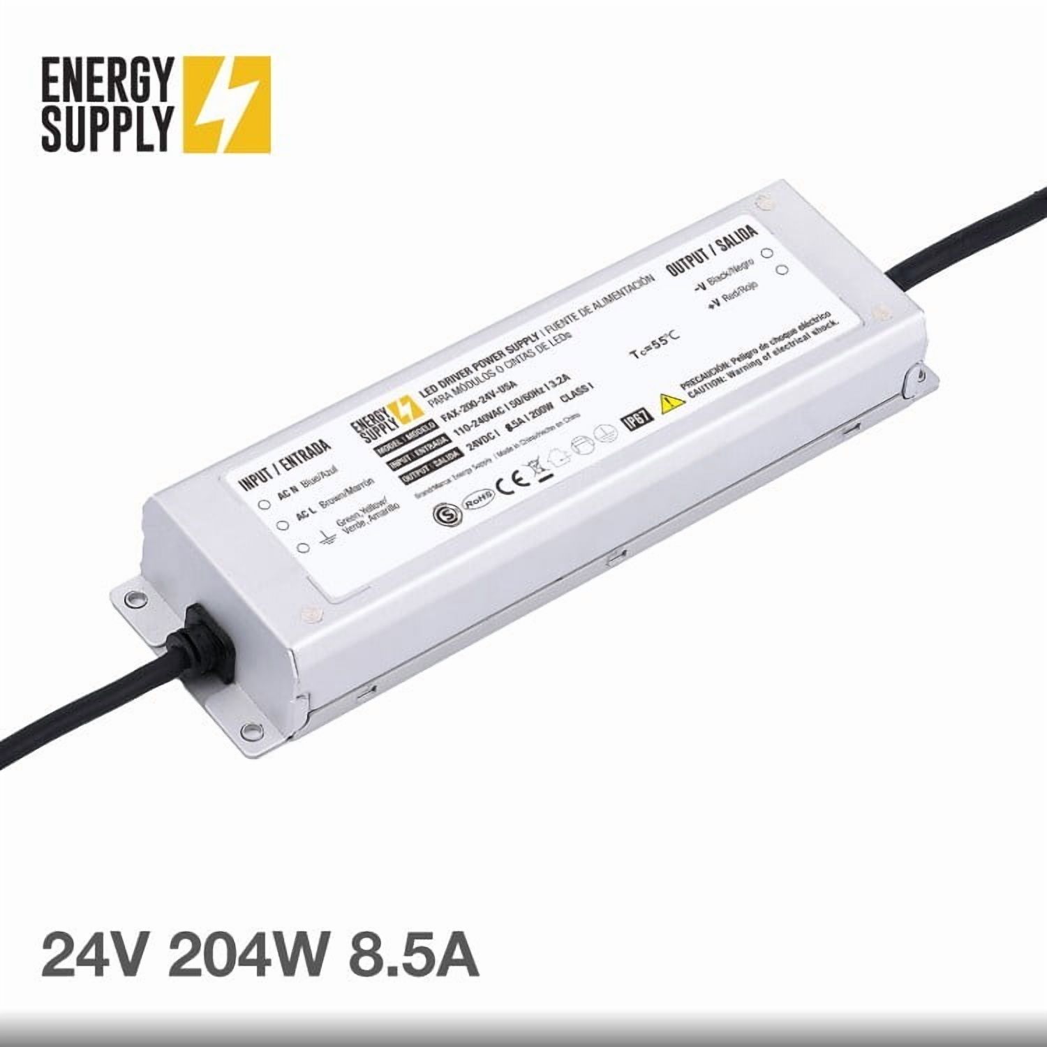 LED Power Supply 110V to DC 24V Voltage Converter Transformer Adapter Waterproof
