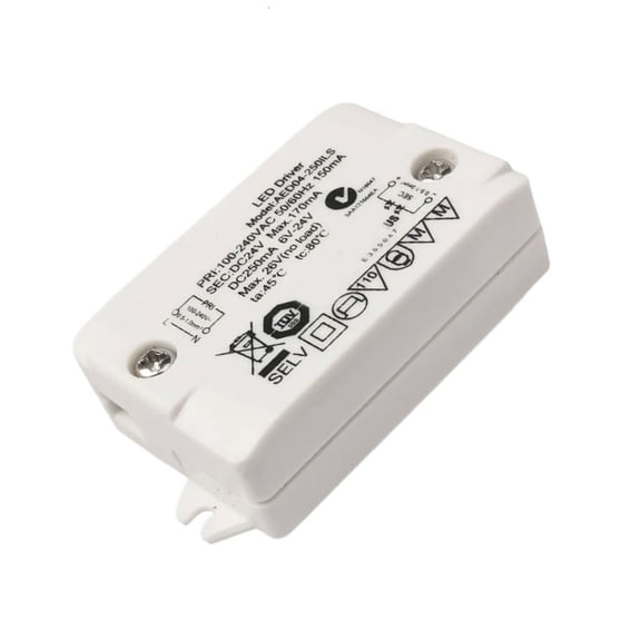 LED Power Supply 300mA Output LED Power Unit Plastic LED Driver Device for Constant Voltages & Current Application