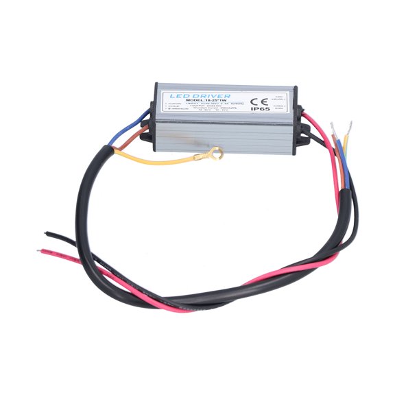LED Power Supply Driver, 300mA, 54,90V DC Output, Durable Aluminum, Ideal For Light Strips  Outdoor Use