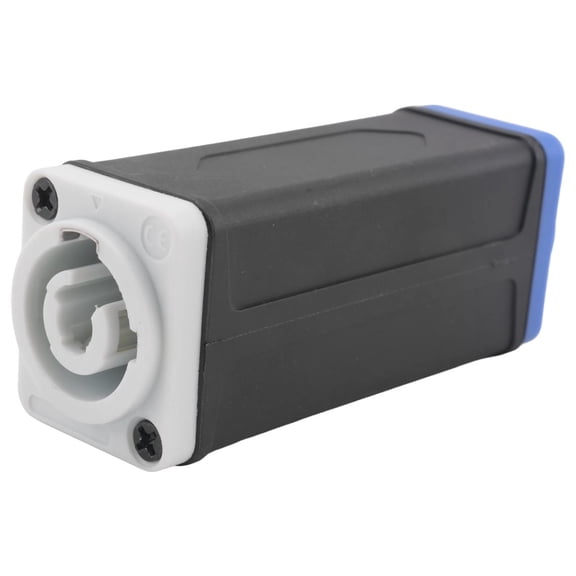 LED PowerCon AC Coupler Adapter Extender Connector High Quality Speakon Panel Mount Straight Adapter Blue to White