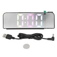 LED Projection Clock Large Screen Big Font Alarm Clock 12H 24H Display