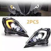 LED Projector Headlights for Yamaha Raptor & YFZ Series 2006-2024, Easy Plug-and-Play Installation