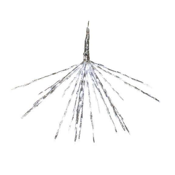 LED Protostars Pure White Silver 12" Tree