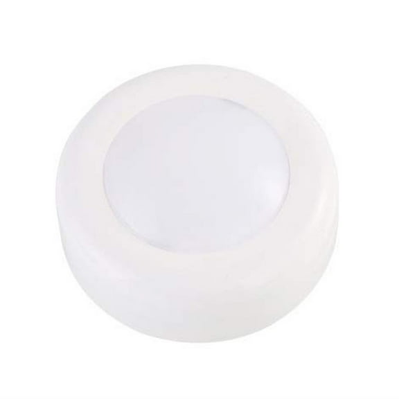 LED Puck Lights with Remote Control, 16 Color Options Including Warm White, 55 Lumen, 4.5 V, Requires 3 AA Batteries