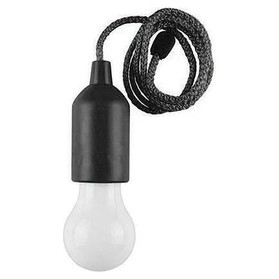 LED Pull Cord Light Bulb, LED Bulb Light Hanging Pull Cord Lamp Battery Operated, Portable Night Light for Party, Weddings, Festivals Lighting, Camping, Child Room Decoration
