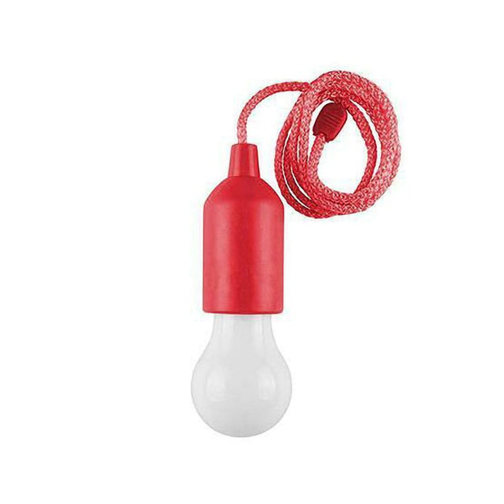 LED Pull Cord Light Bulb, LED Bulb Light Hanging Pull Cord Lamp Battery