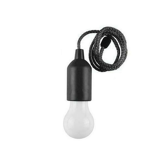 LED Pull Cord Light Bulb, Colorful LED Bulb Light Hanging Pull Cord Lamp Battery Operated, Portable Night Light for Party, Weddings, Festivals Lighting, Camping, Child Room Decoration