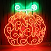 Red pumpkin neon sign LED light wall decoration pumpkin shape neon sign bar, club party, music studio, bedroom, university dormitory