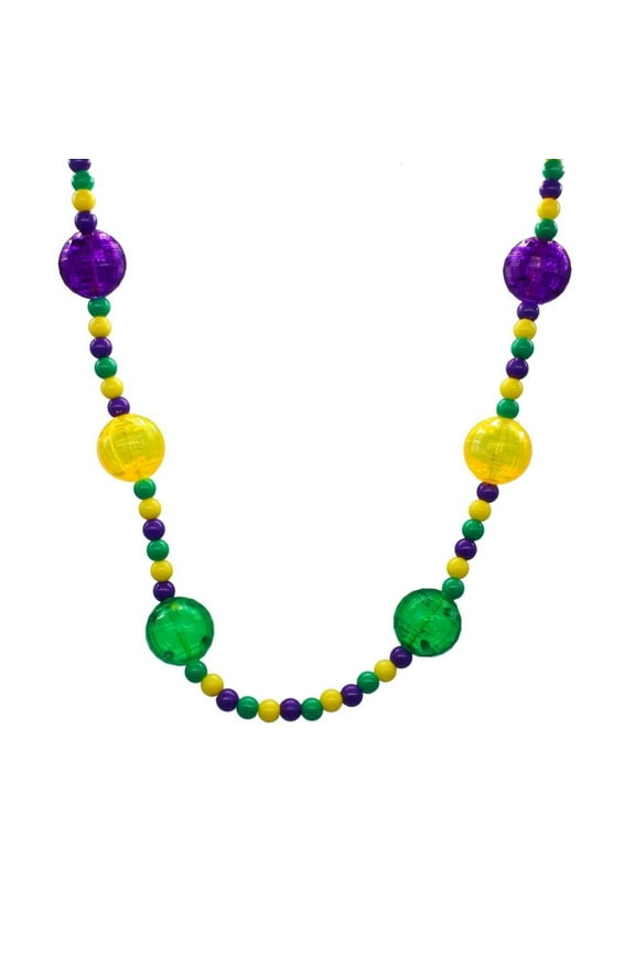 LED Purple, Green, and Yellow Bulb Necklace (Each)