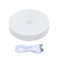 thumbnail image 1 of LED Push Button Light USB Rechargeable Wireless Wall Cabinet Night V9M9JF4d, 1 of 7