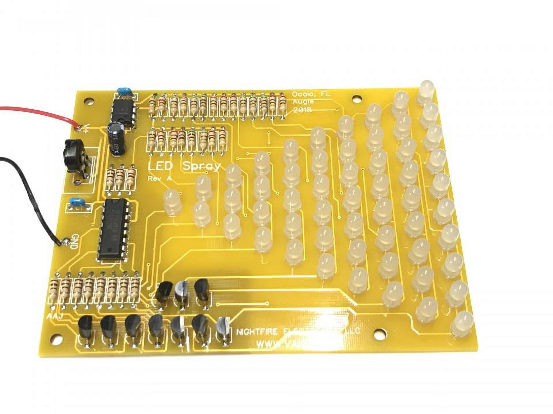 Led Wire Pyramid LED Pyramid Kit - 3mm, Clear ORANGE Kit - Walmart.com