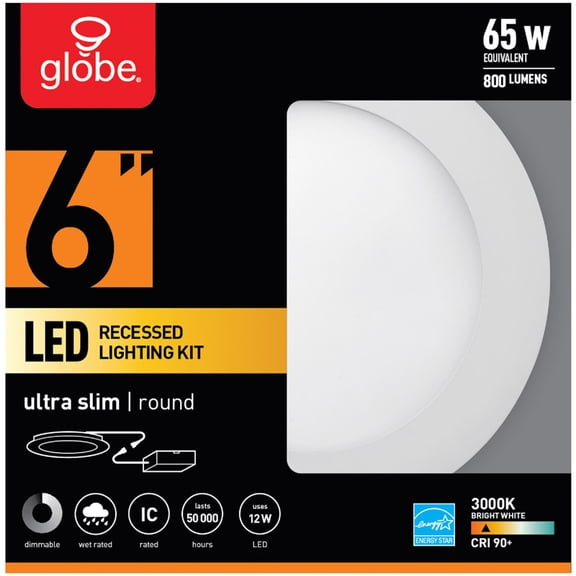 LED REC SLIM LIGHT KIT6 (Pack of 1)