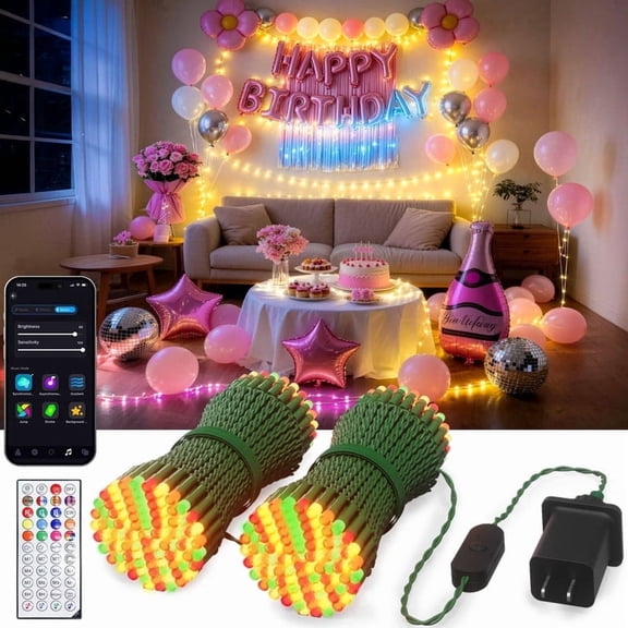 SUNLINKCO 65.6Ft Smart Christmas Tree Fairy Lights 200 LED, RGBIC Color Changing Holiday String Lights, APP Remote Control 84 Scenes, Music Mode, Work with Alexa & Google Home, Indoor Halloween Decor