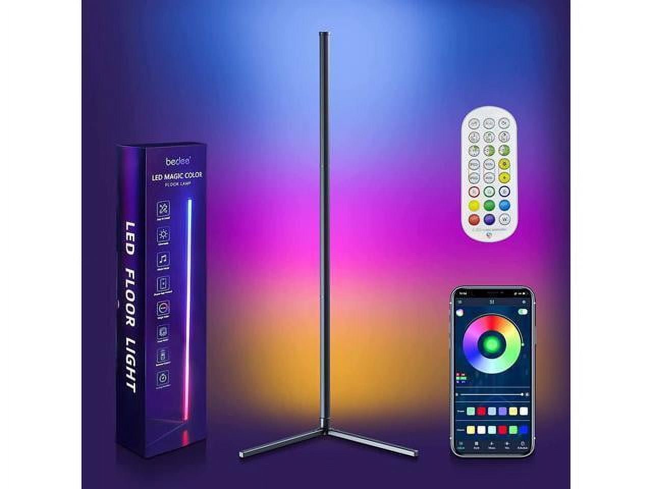 LED RGB Corner Floor Lamp 16 Million Color Changing Floor Lamps with