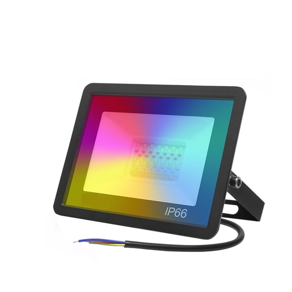 LED RGB FloodLight Smart Reflector 30W 50W 100W Waterproof Outdoor Spotlight Wall Lighting Tuya Control Projector Garden ,Power Saving