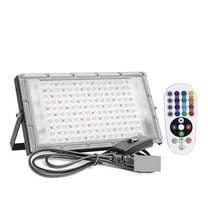 LED RGB Floodlight 50W 100W 150W LED Spotlight Waterproof IP65 Outdoor Projector Lighting With Remote Control ,Multifunctional Lighting