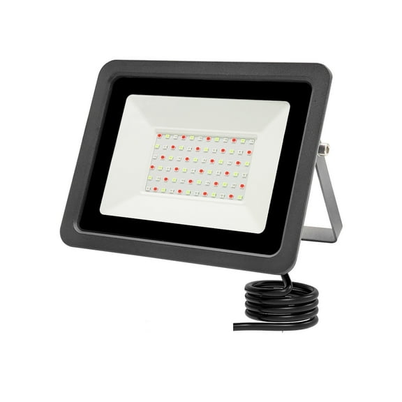 LED RGB Floodlight 50W 100W APP Smart Flood Light Outdoor Lighting IP68 Waterproof LED RGB Spotlight Reflector ,Easy to Install