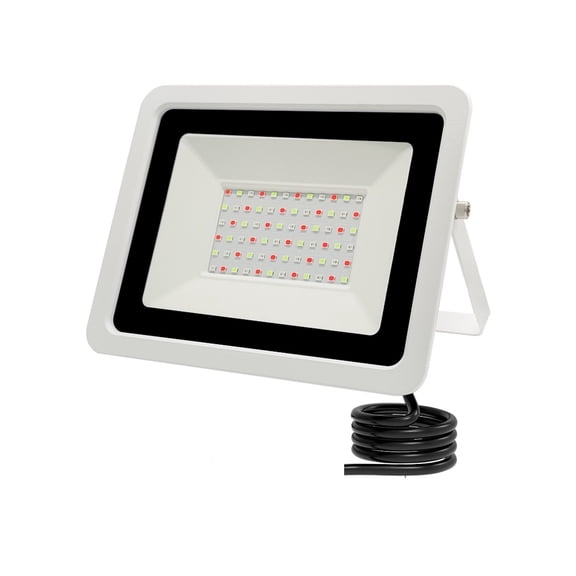 LED RGB Floodlight 50W 100W APP Smart Flood Light Outdoor Lighting IP68 Waterproof LED RGB Spotlight Reflector ,Easy to Install