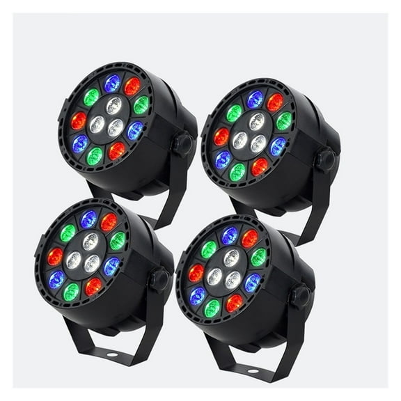 LED RGBW Par Light Wall Wash Lamp DJ Disco Party Stage Light Effect For Dance Bar Holiday Wedding Xmas Halloween Decorate ,Easy to Install