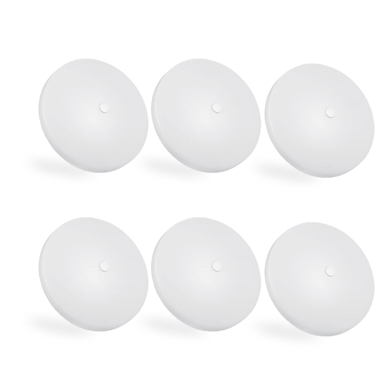 LED RV Dome Ceiling Lights 5CCT 6 Pack, On/Off Switch, DC 12V Surface Mount Interior Puck Light for Slim Motorhome, Trailer, Camper Lighting, 5W, 4.5 Inch, 2700K/3000K/3500K/4000K/5000K