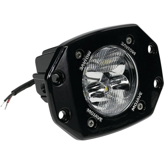 LED Racing Light Kit 3 Inch Mojave Series Flush Mount 3000 Lumens 40W 12-24V 2-Light Heavy Duty Compatible with UTV ATV Off-Road Desert Racing Trophy Truck Sand Rail Jeep Extreme