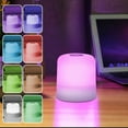 thumbnail image 1 of LED Reading Lamp, RGB Touch Night Light, Tapping Table Light, Bedroom Bedside Light, Colorful Atmosphere Light, Color Changing Light, Dimmable USB Charging, Bedroom Lamp, Bedside Table Lamp, Bed Lamp, 1 of 18