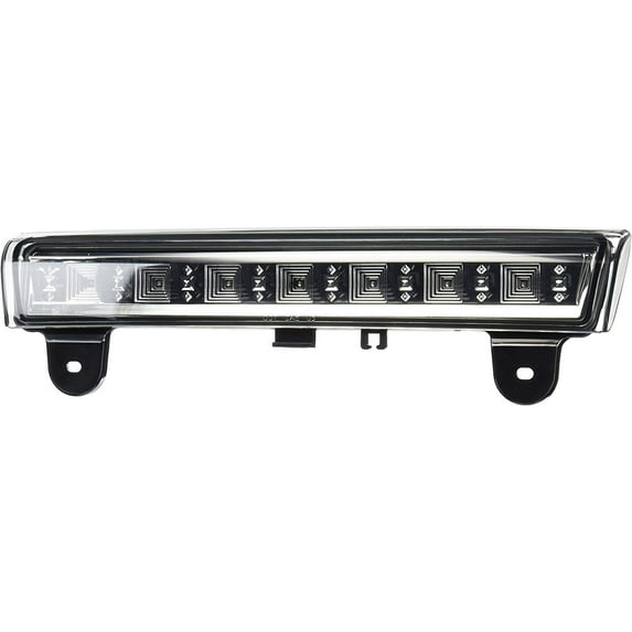 LED Rear 3rd Third Brake Lights Lamp In Smoke Lens Made For And Compatible With 2000 - 2006 GMC Yukon Chevrolet Chevy Tahoe Suburban