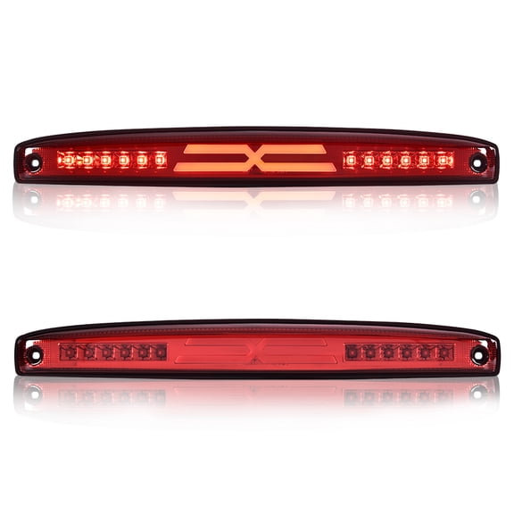 LED Rear Center Tailgate Lamp X Brake Light Fit for 2003-2006 Dodge Ram 2500 3500 Led Tailgate Light Bar Replacement High Mounted Brake Light 05086509AA