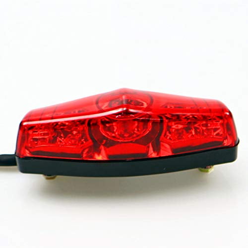 LED Rear Tail Brake Stop Light Dual Sports Motorcycle Off Road ATV Dirt Custom