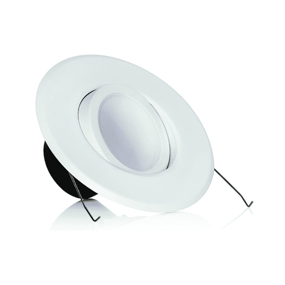 Luminance TF9907-30-12IN LED 120V 3000K Recessed Gimbal Downlight White