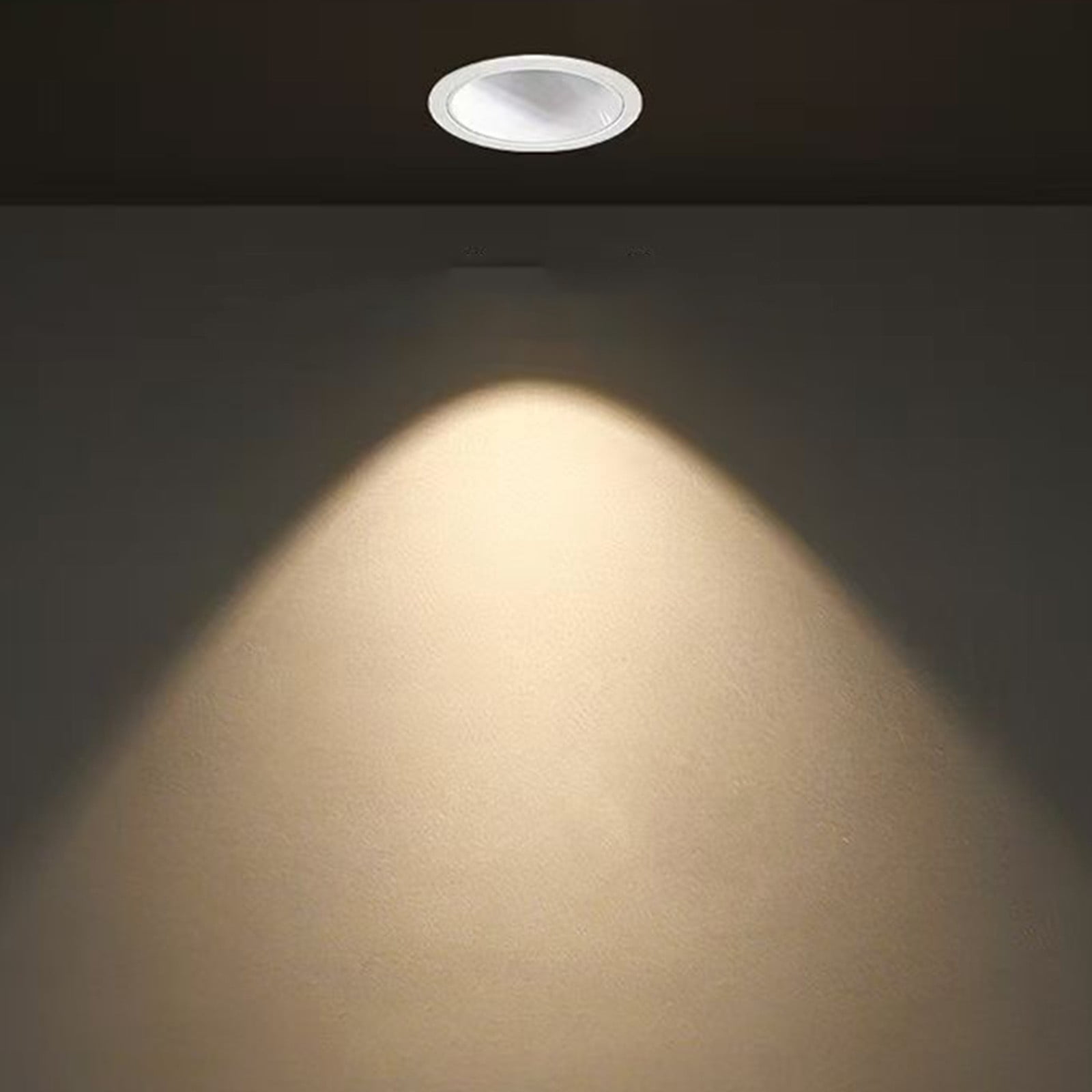 Led Light Recess LED Recessed Light, Round Recessed Ceiling Lamp, 6W 10W High CRI LED ...