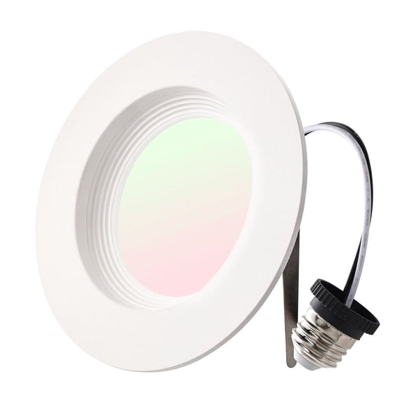 LED Recessed Lights 4 Inch, 10 Pack, Retrofit Can Lights 9W 750LM 120V Dimmable, Selectable CCT 2700K-5000K, E26/TP24 Connector