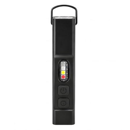 DAYBETTER Portable Pocket LED Light Multi-Function Headlamp 3 White Light Modes 4 Color COB Side Lights Red Laser Magnetic Base Type-C Rechargeable Flashlight for Camping Emergency