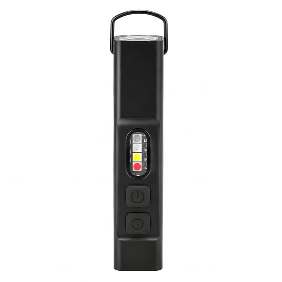 DAYBETTER Pocket LED Flashlight, 3 White Light Modes, 4 COB Side Lights, Red Laser, Magnetic Base, TypeC Rechargeable for Camping & Emergency