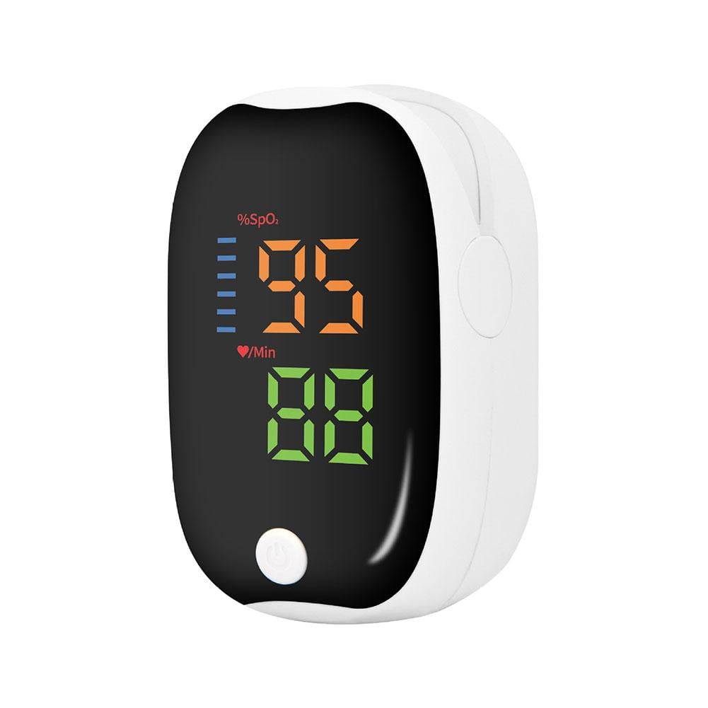 LED Rechargeable Finger Pulse Oximeter Blood Oxygen Monitor Rate Heart SpO2 X8L7