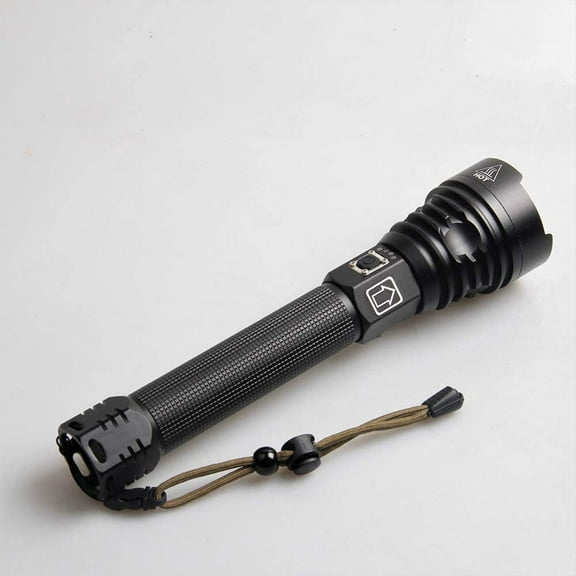 LED Rechargeable Flashlight, 90000 High Lumens Flashlight, 5 Light Modes, Zoomable, Waterproof, High Powered Flashlight for Camping, Emergencies, Hiking