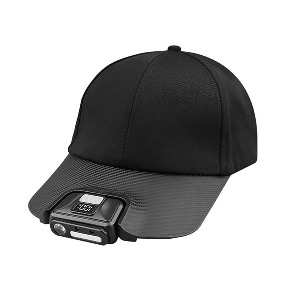 LED Rechargeable Headlamp Baseball Cap Multiple Lighting Modes for Outdoor Enthusiasts Hiking Camping d Night Running with USB Charging Adjustable Comfortable Lightweight