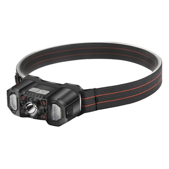 LED Rechargeable Headlamp With Motion Sensor 1100 Lumens USB Charging Headlight For Outdoor Camping Fishing