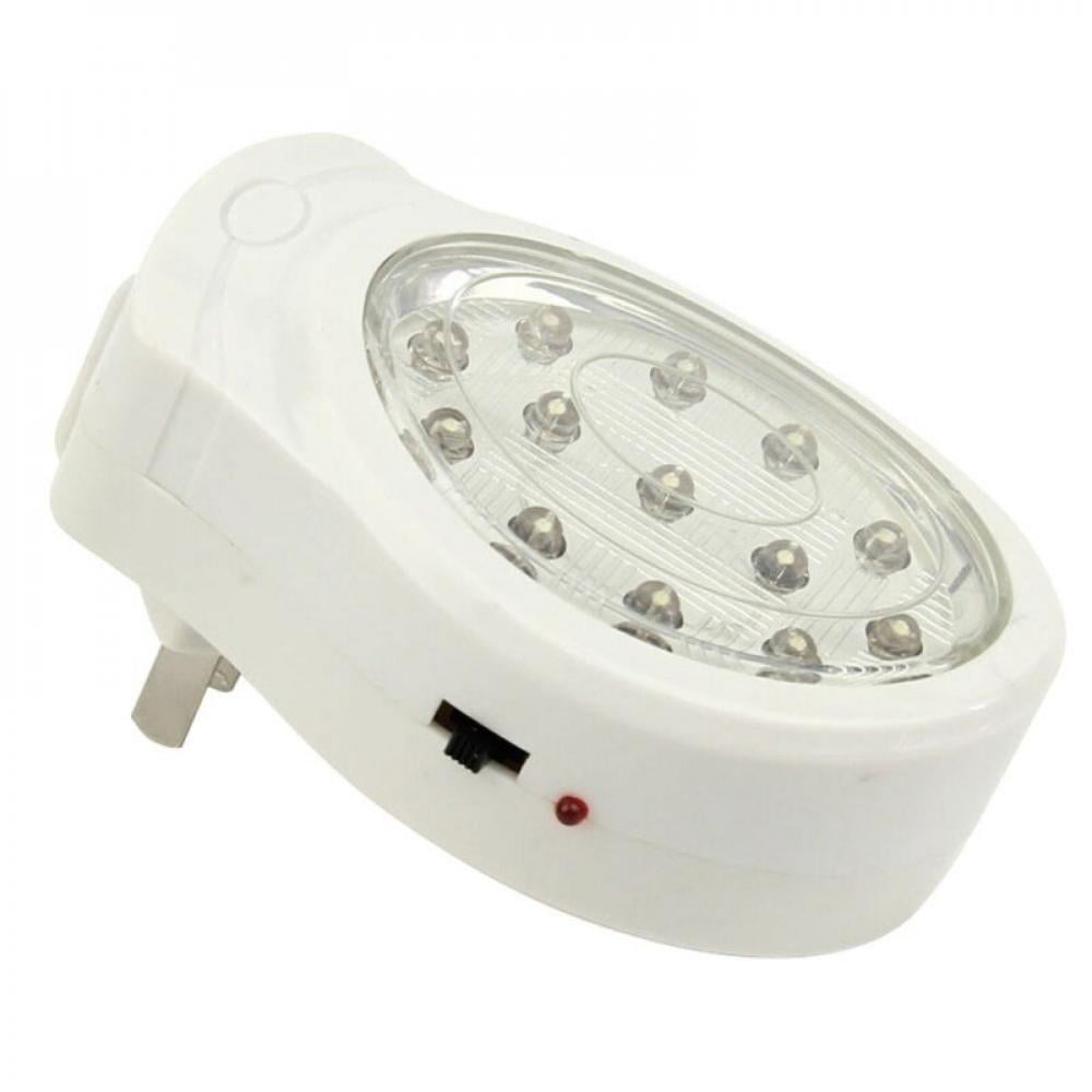 Plug in Emergency Light Rechargeable Home Automatic Power Failure Outage  Light Fire Emergency Light AC110‑240V (US Plug)