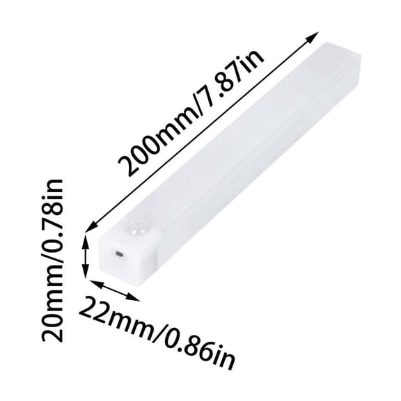 NIZELUK LED Rechargeable Motion Sensor Cabinet Light, 2 Modes Motion Activated Light Bar, Wireless Closet Lighting for Bedroom, Kitchen, and Cabinet Spaces
