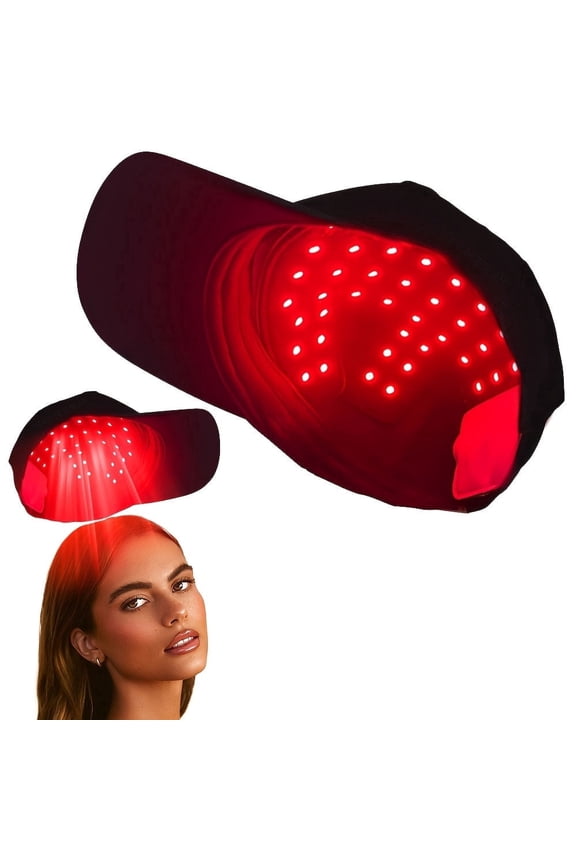 Led Red Light Cap, 4-in-1 Wavelengths 450nm 650nm 850nm LED Photon Hat, Skin & Scalp Care Device for Men Women