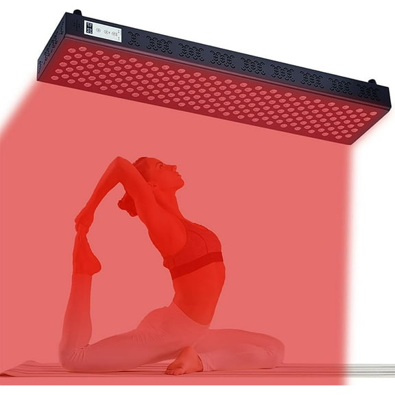 LED Red & Near-Infrared Light Panel for Face & Full Body  Multi-Wavelength Wellness Light with Timer & Stand  Portable Home Use Device for Skin Comfort & Relaxation