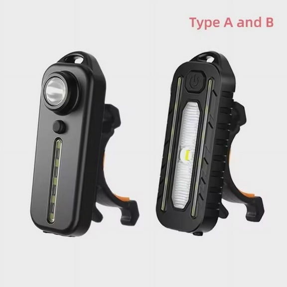 LED Red and Blue Shoulder Police Light with Clip USB Rechargeable Flashlights Warning Safety Torch Bike Warn LANTERN