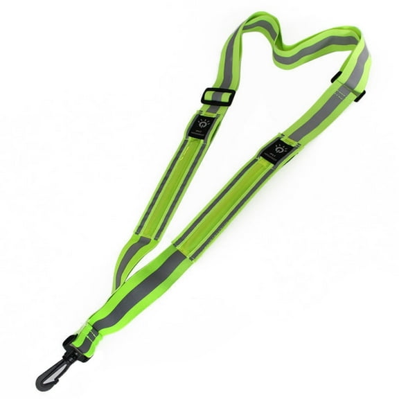 LED Reflective Sashes Rechargeable Cycling Reflective Running Belt Walking Band