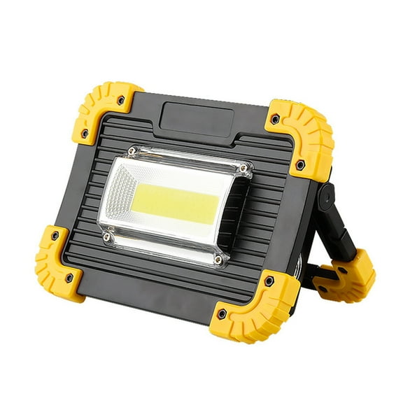 LED Reflector 20w USB Charging Floodlight LED Spotlight 18650 Rechargeable Battery Powered Portable Led Searchlight Camping ,Power Saving