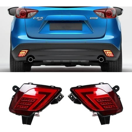 LED Reflector Car Tail Light Rear Bumper Light Rear Fog Lamp Brake ...